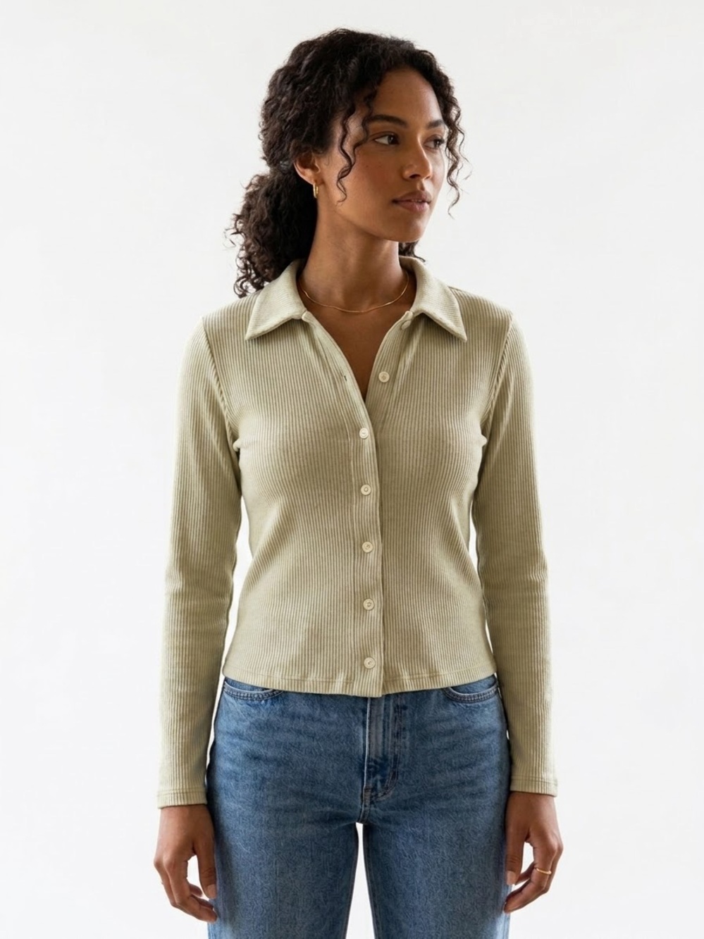 OGL Sage Button up Shirt Size Small